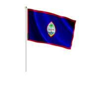 Mini drapeau guam en polyester à tenir à la main