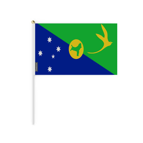 Mini drapeau île christmas en plusieurs tailles - pixelforma