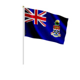 Mini drapeau îles caïmans en polyester à main fête