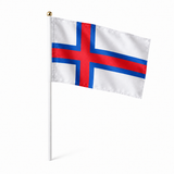 Mini drapeau Îles Féroé réaliste en polyester