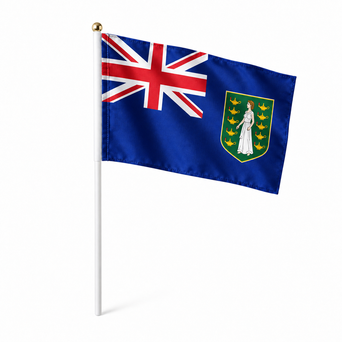 Mini drapeau Îles Vierges britanniques en polyester
