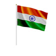 Mini drapeau inde en polyester à tenir à la main