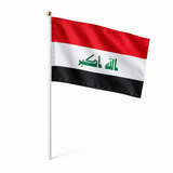 Mini drapeau Irak en polyester – photo produit réaliste
