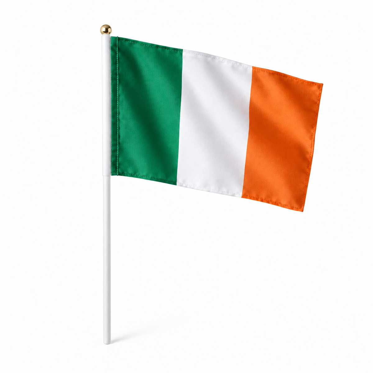 Mini drapeau Irlande en polyester – photo produit réaliste