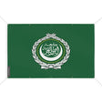 Mini drapeau ligue arabe polyester résistant aux intempéries