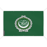 Mini drapeau ligue arabe polyester résistant aux intempéries