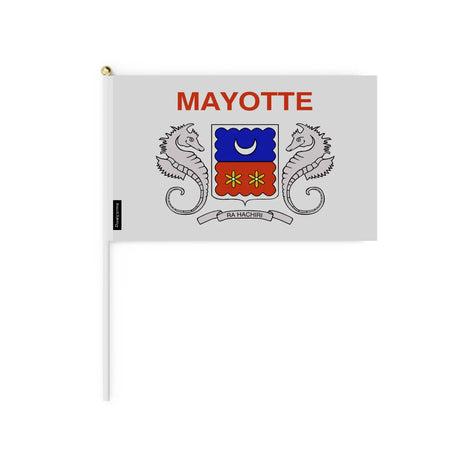 Mini drapeau mayotte en plusieurs tailles - pixelforma