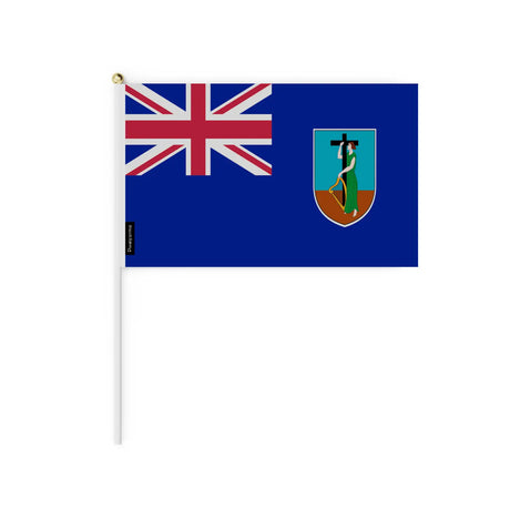 Mini drapeau montserrat en plusieurs tailles - pixelforma