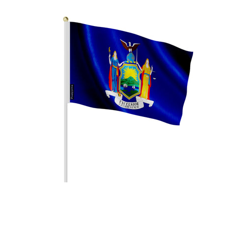 Mini drapeau new york en polyester pour décoration festive