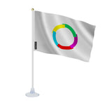 Mini drapeau organisation internationale polyester ventouse