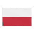 Mini drapeau pologne en polyester avec œillets résistants