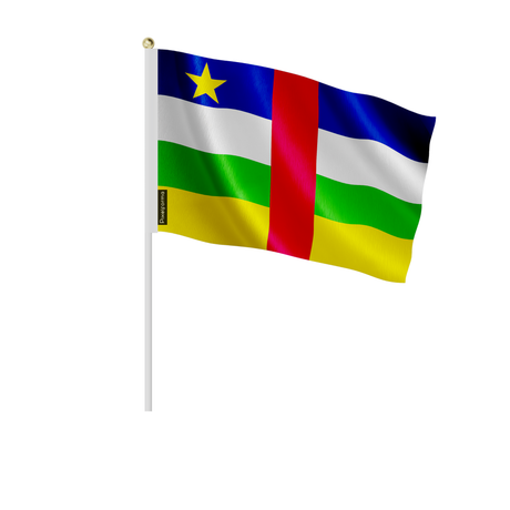 Mini drapeau république centrafricaine en plusieurs tailles - pixelforma