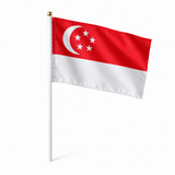 Mini drapeau Singapour en polyester