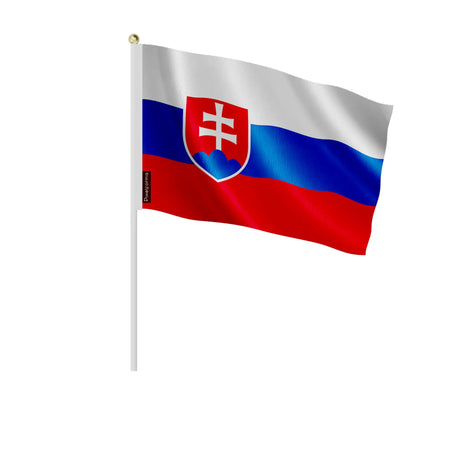 Mini drapeau slovaquie en polyester pour célébrations