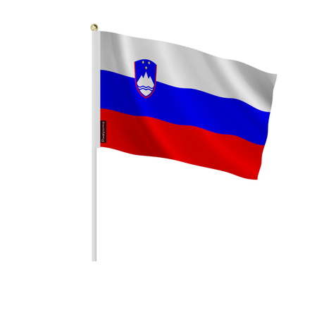 Mini drapeau slovénie en plusieurs tailles - pixelforma
