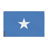 Mini drapeau somalie en polyester à œillets résistants