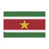 Mini drapeau suriname polyester résistant à œillets