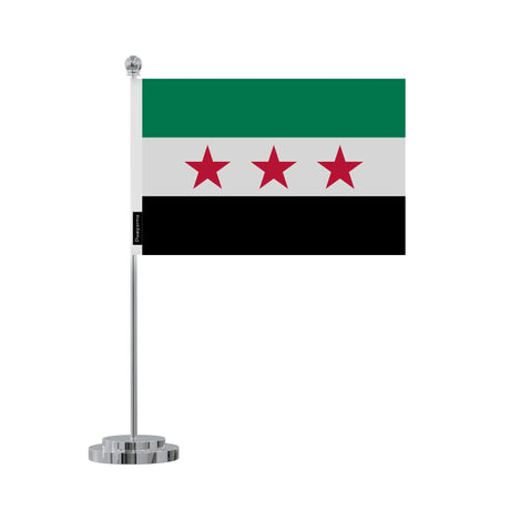 Mini drapeau syrie en polyester pour bureau élégant