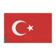 Mini drapeau turquie polyester résistant œillets renforcés