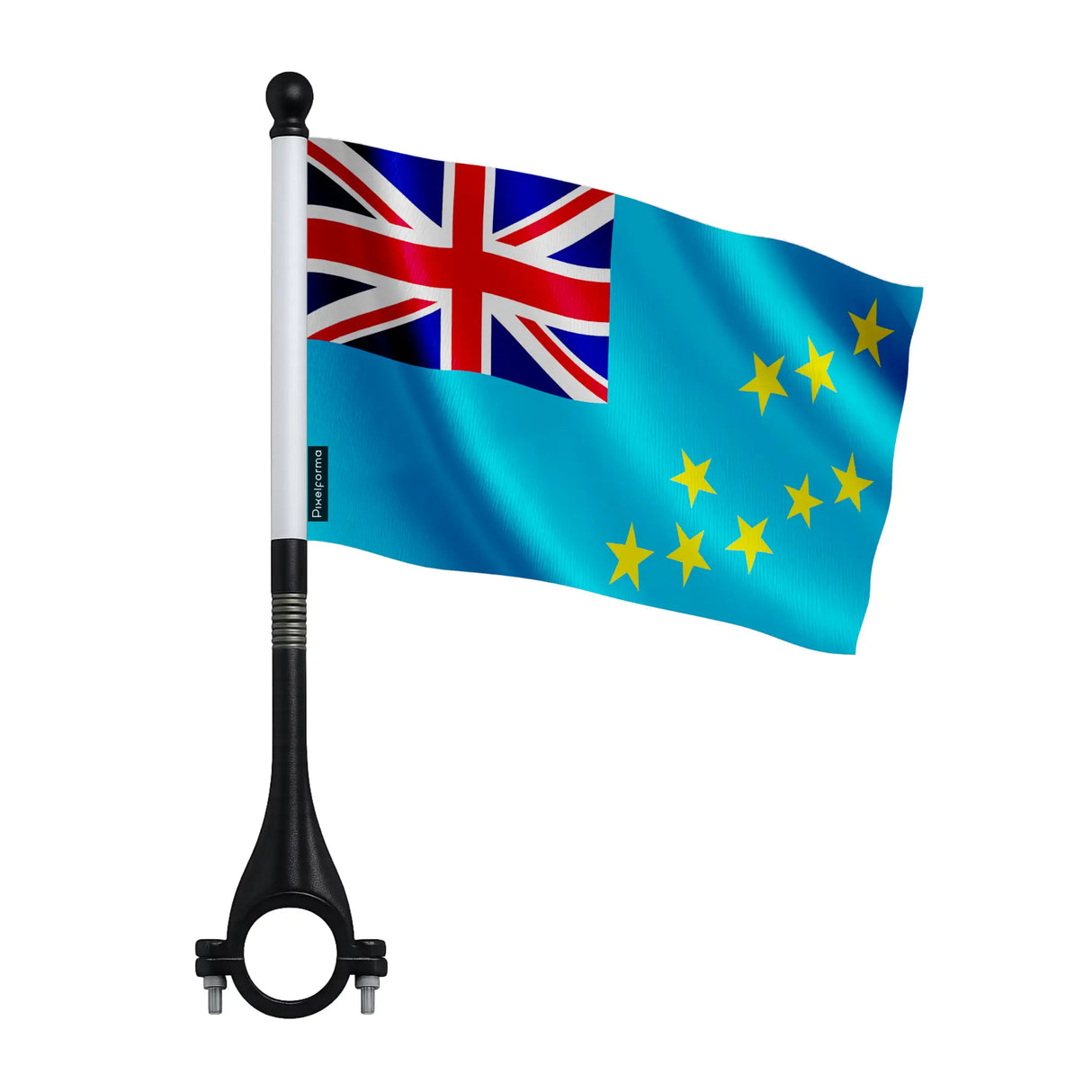 Mini drapeau tuvalu pour vélo en polyester léger