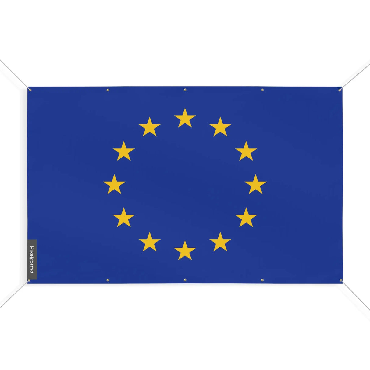 Mini drapeau union européenne polyester résistant aux intempéries