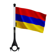 Mini drapeau vélo arménie en polyester pour cycliste
