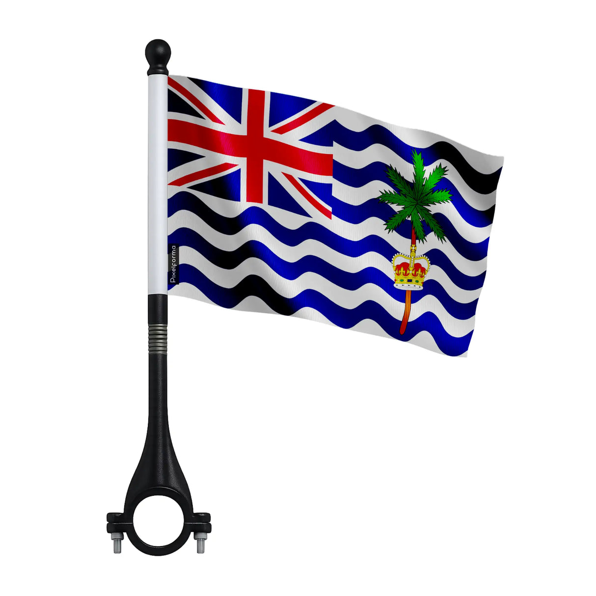 Mini drapeau vélo territoire britannique polyester durable