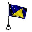 Mini drapeau vélo tokelau en polyester fixation facile