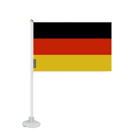 Mini drapeau ventouse allemagne en polyester - pixelforma