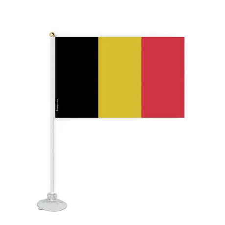 Mini Drapeau Ventouse Belgique en Polyester - Pixelforma 