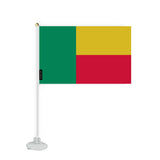 Mini Drapeau Ventouse Bénin en Polyester - Pixelforma 