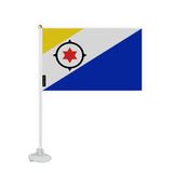 Mini drapeau ventouse bonaire en polyester - pixelforma