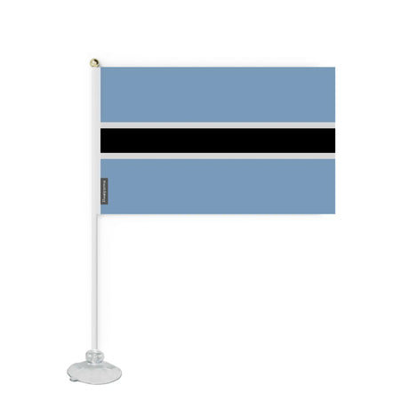 Mini drapeau ventouse botswana en polyester - pixelforma
