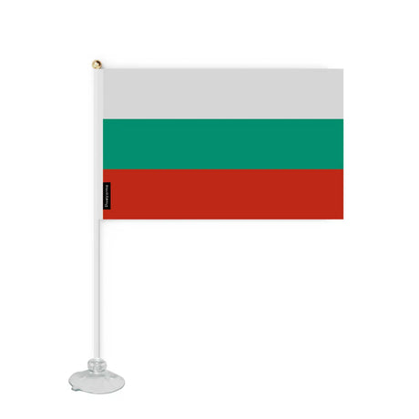 Mini drapeau ventouse bulgarie en polyester - pixelforma