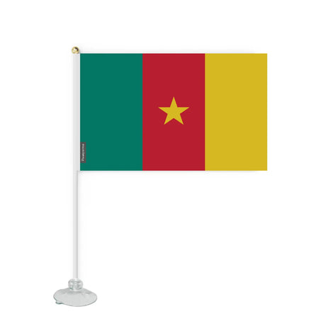 Mini drapeau ventouse cameroun en polyester - pixelforma