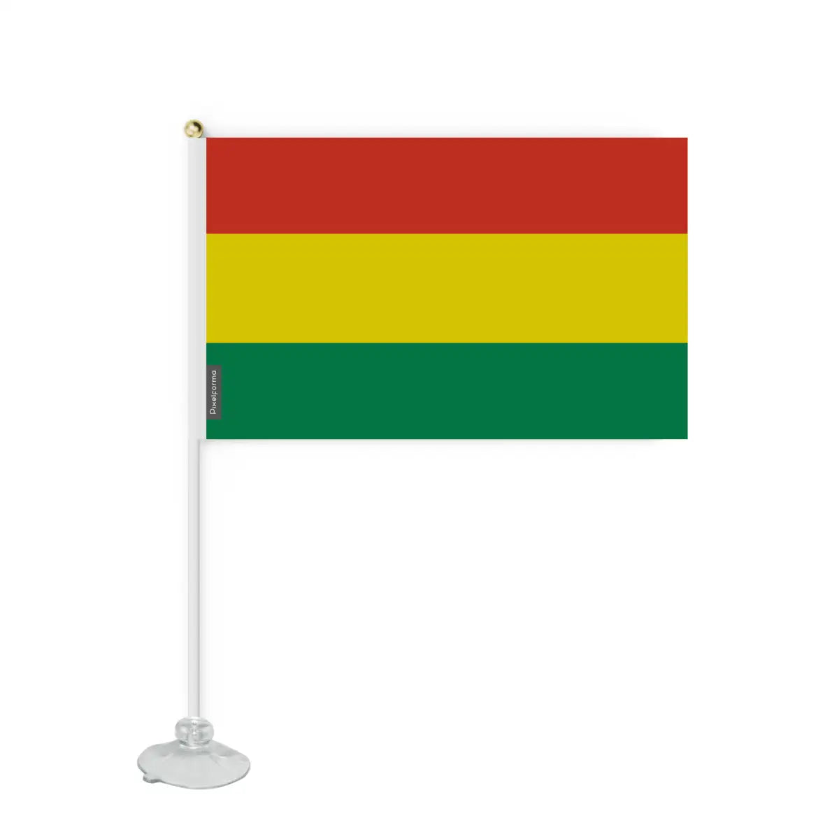 Mini Drapeau Ventouse de Bolivie en Polyester - Pixelforma 