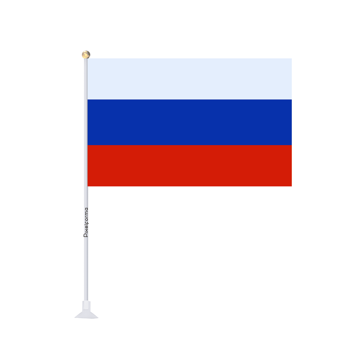 Mini drapeau ventouse Drapeau de la Russie - Pixelforma