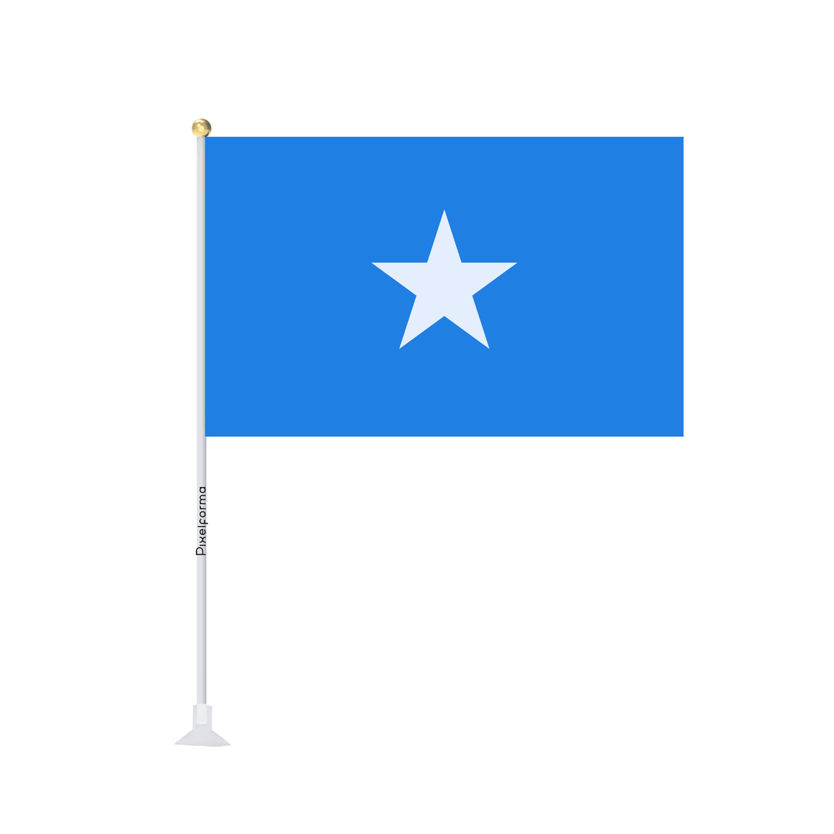 Mini drapeau ventouse Drapeau de la Somalie - Pixelforma