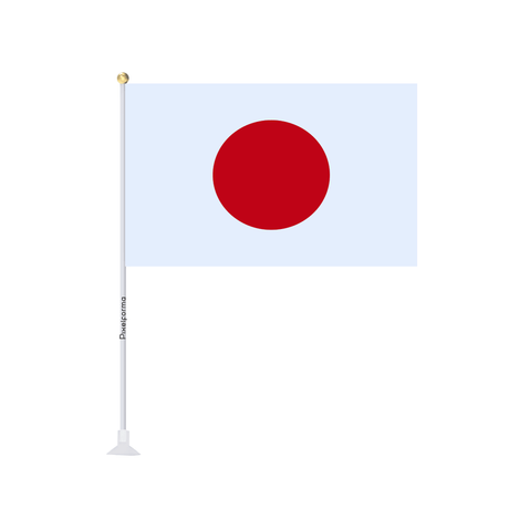 Mini drapeau ventouse Drapeau du Japon - Pixelforma