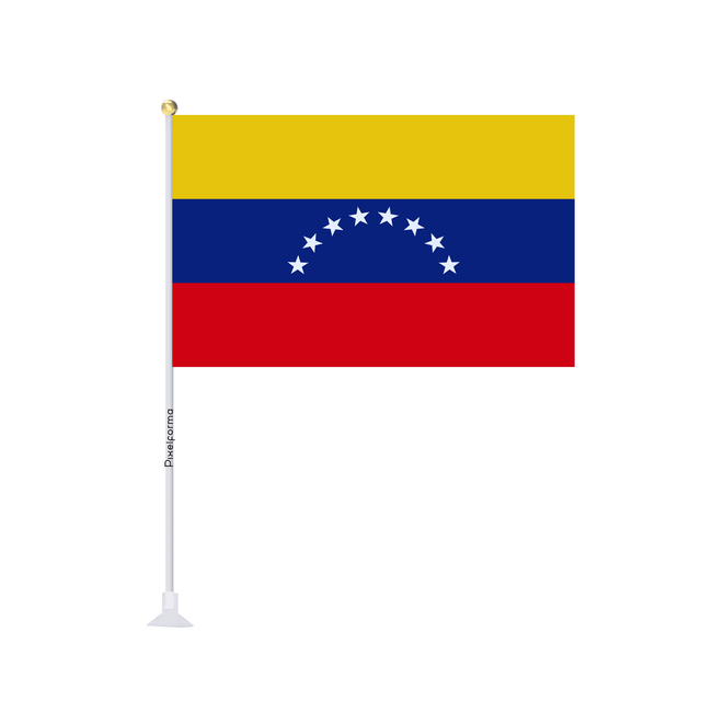 Mini drapeau ventouse Drapeau du Venezuela - Pixelforma