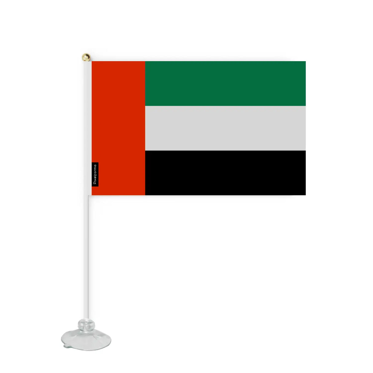 Mini drapeau ventouse émirats arabes unis en polyester - pixelforma