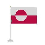 Mini drapeau ventouse groenland en polyester - pixelforma