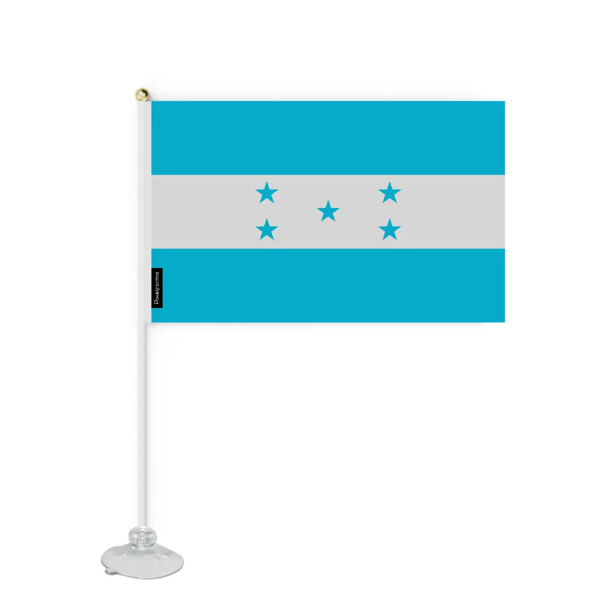 Mini Drapeau Ventouse Honduras en Polyester - Pixelforma 