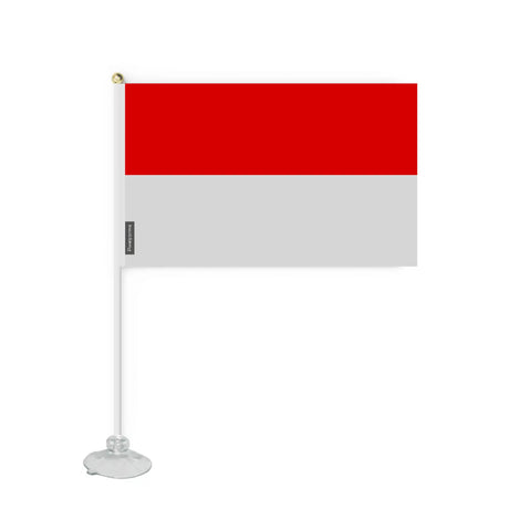 Mini drapeau ventouse indonésie en polyester - pixelforma