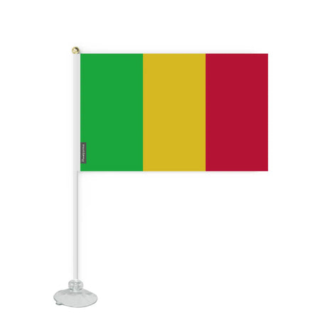 Mini drapeau ventouse mali en polyester - pixelforma