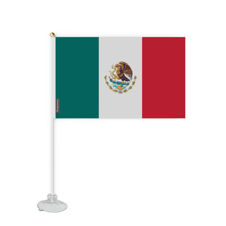Mini drapeau ventouse mexique en polyester - pixelforma