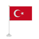 Mini drapeau ventouse turquie en polyester - pixelforma