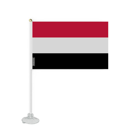 Mini drapeau ventouse yémen en polyester - pixelforma