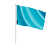 Mini drapeaux bleu france à tenir main en polyester