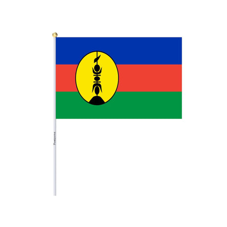 Mini Flags of New Caledonia in several sizes 100% polyester - Pixelforma